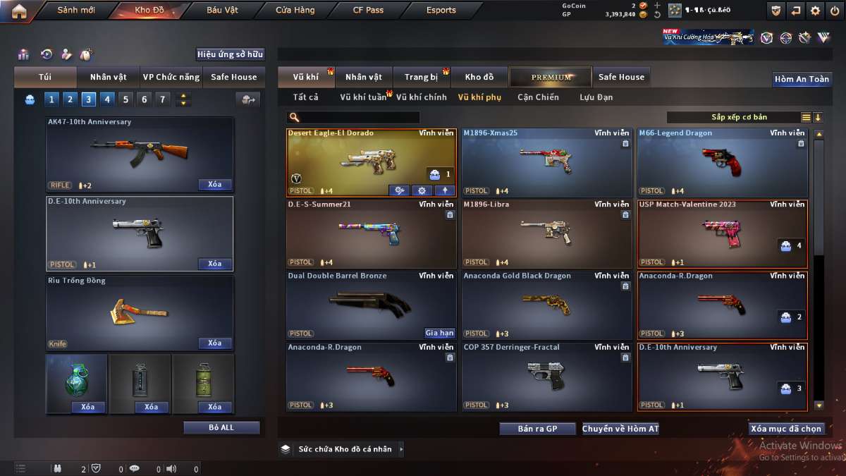 shop acc cf uy tin gia re